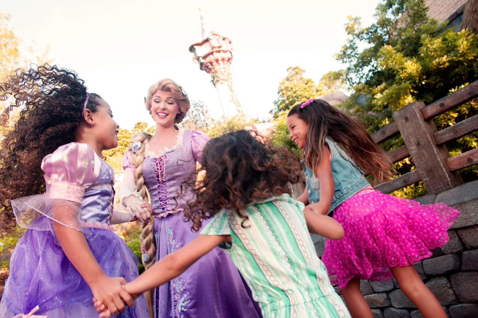 Girls with Rapunzel