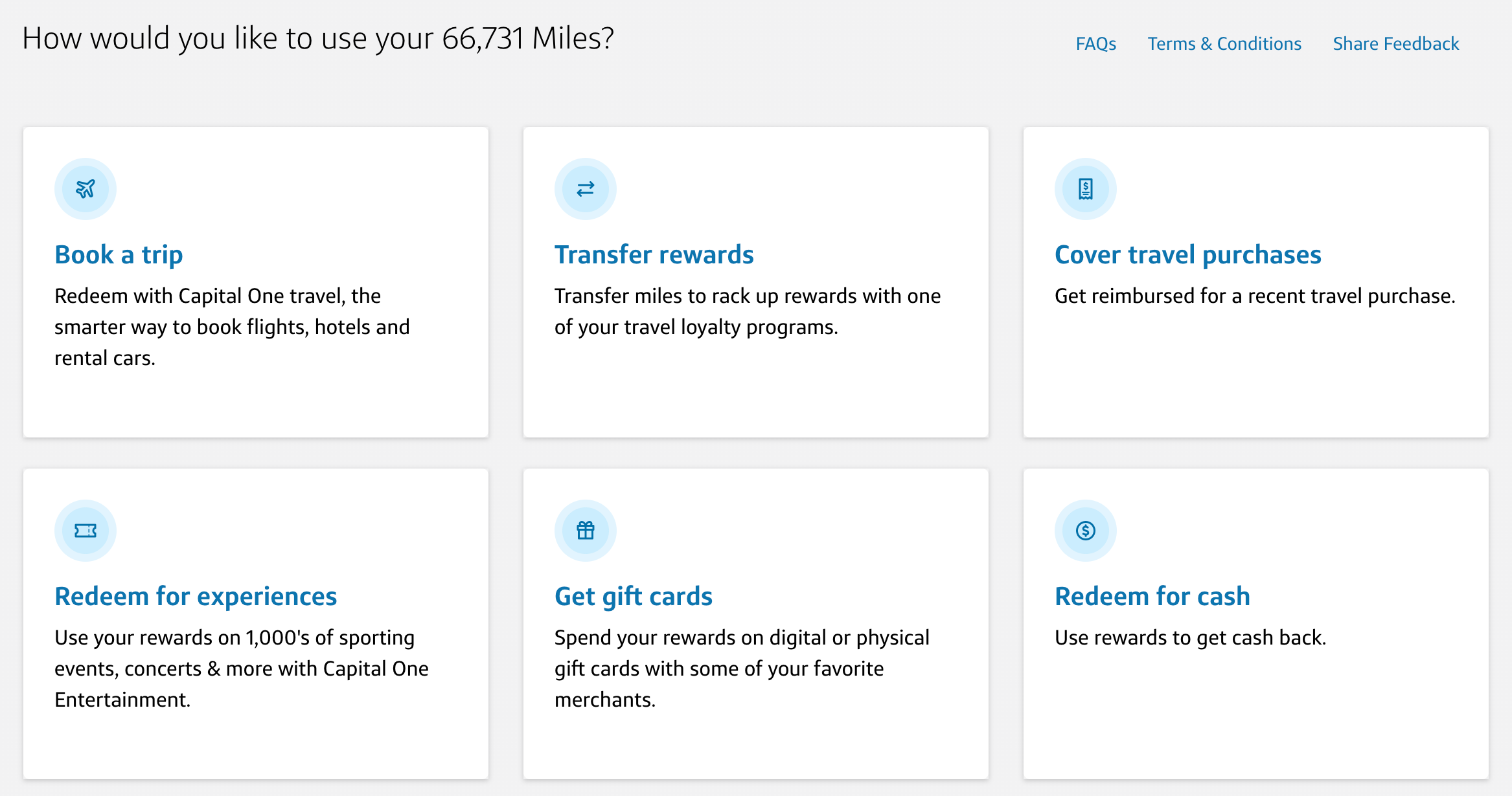Capital One how to use rewards