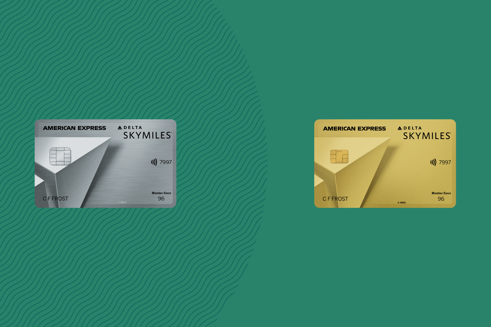 Delta American Express Platinum and Delta American Express Gold