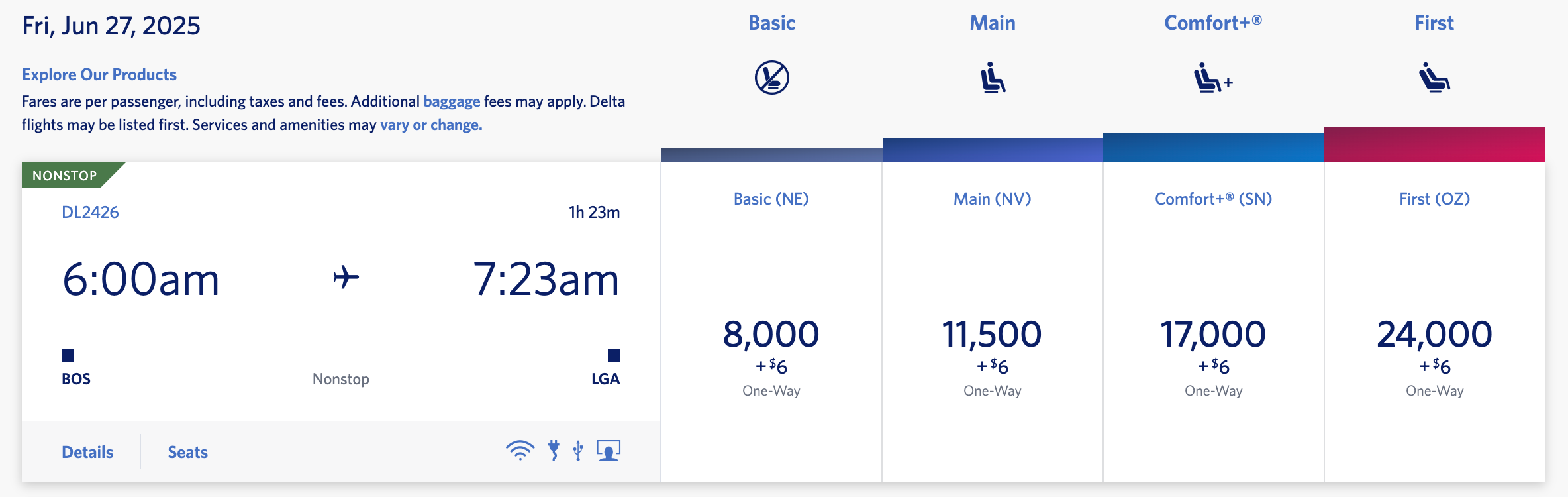 Delta BOS-LGA