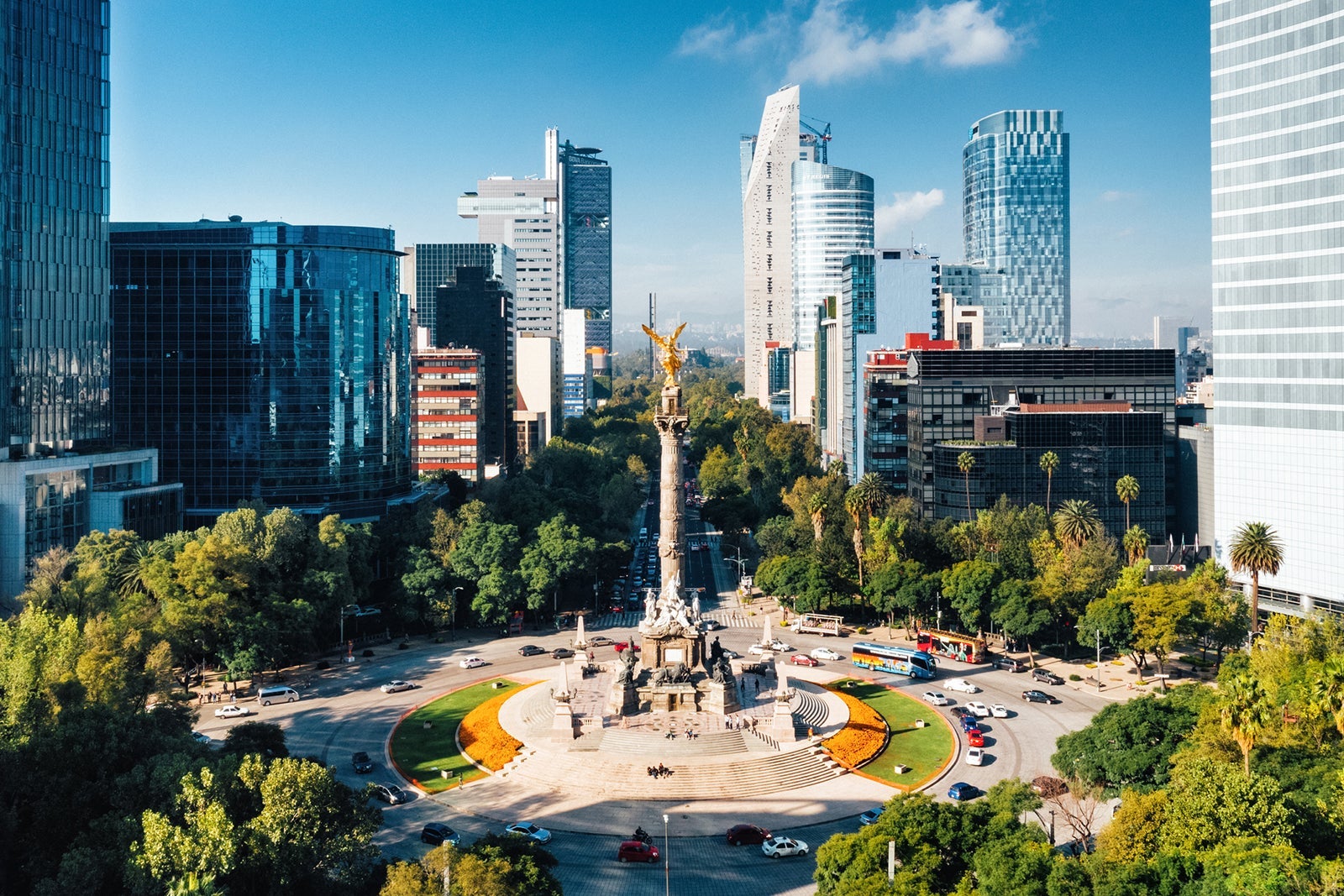 Independence Monument in Mexico City.