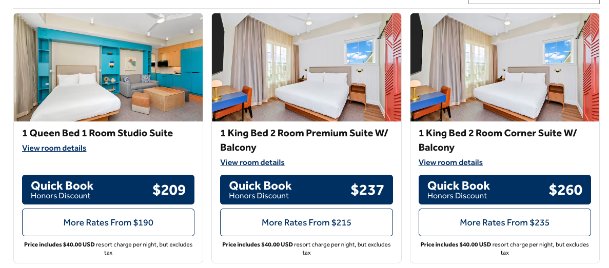 hotel pricing
