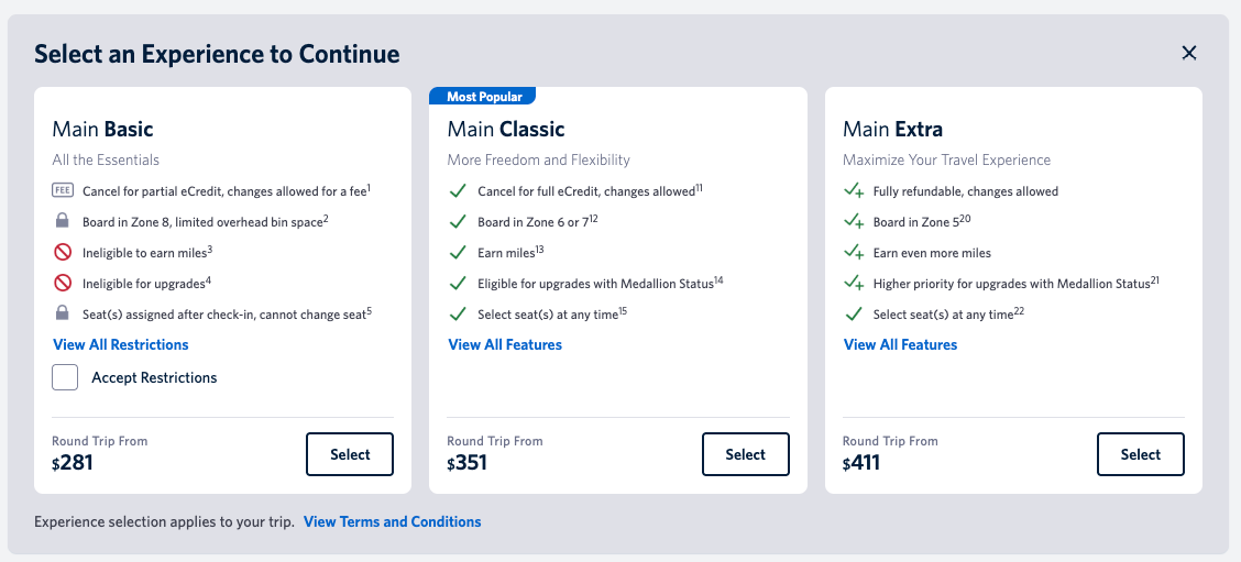 flight pricing