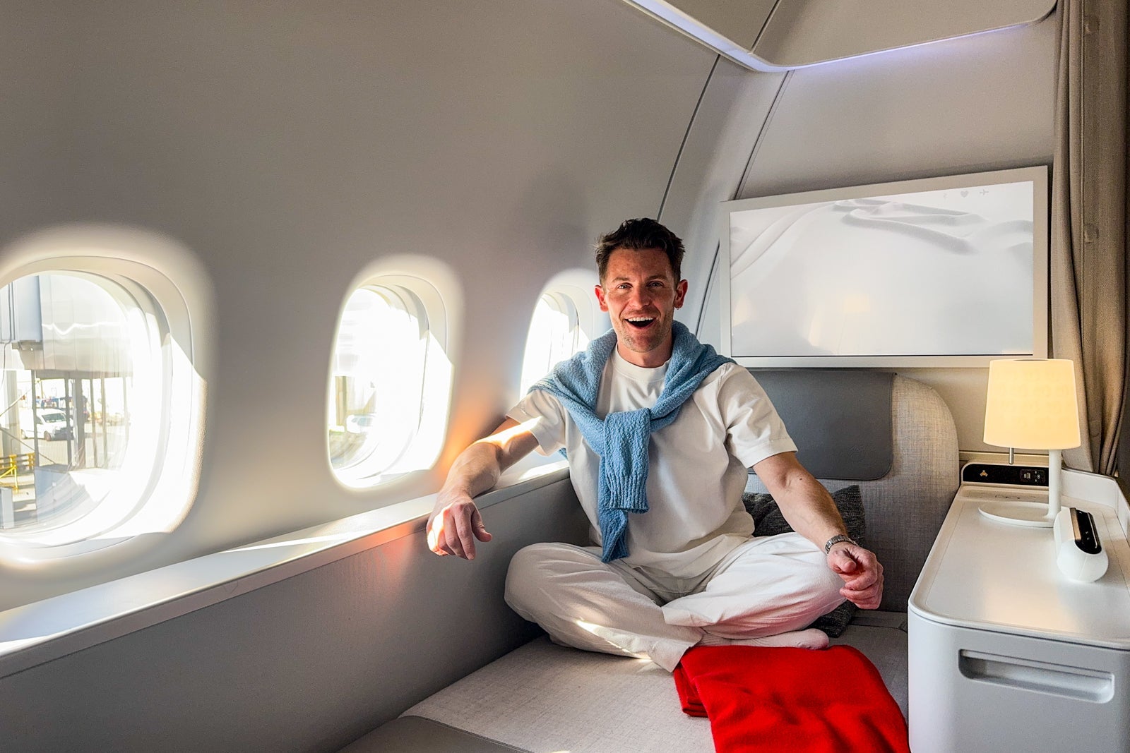 Nicky in La Premiere suite