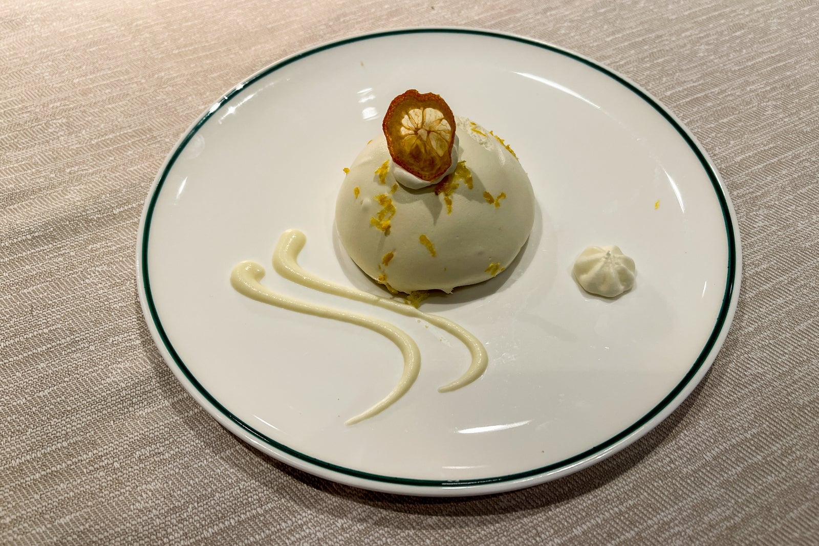 Eataly limoncello dessert. MSC World America