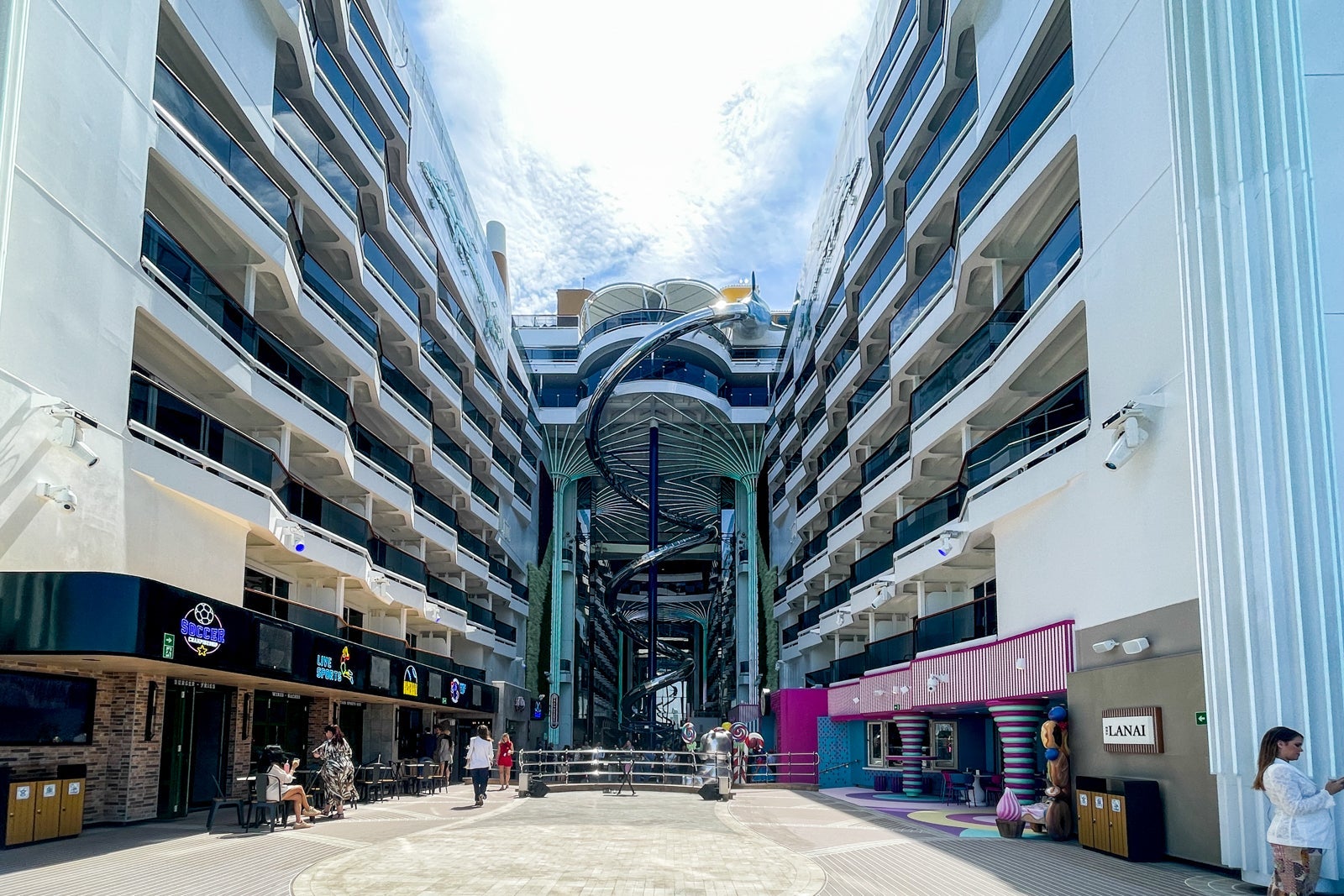 All-Star Sports Bar. World Promenade. MSC Cruises