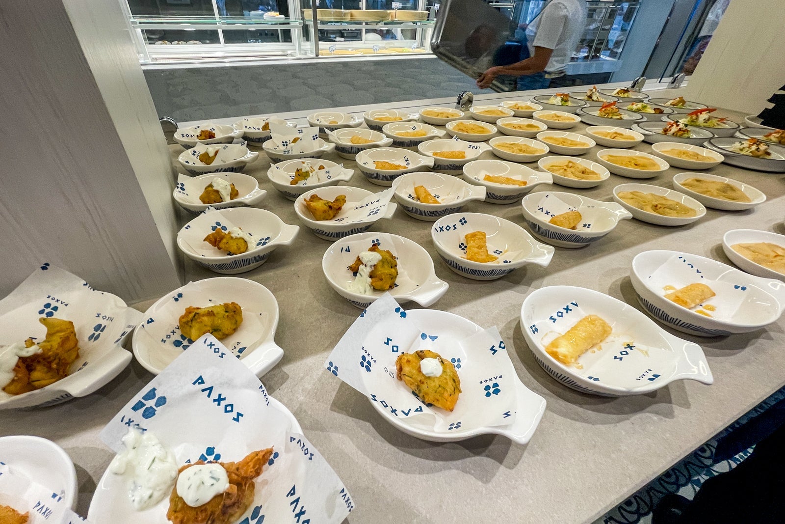 Paxos Greek restaurant aboard MSC World America