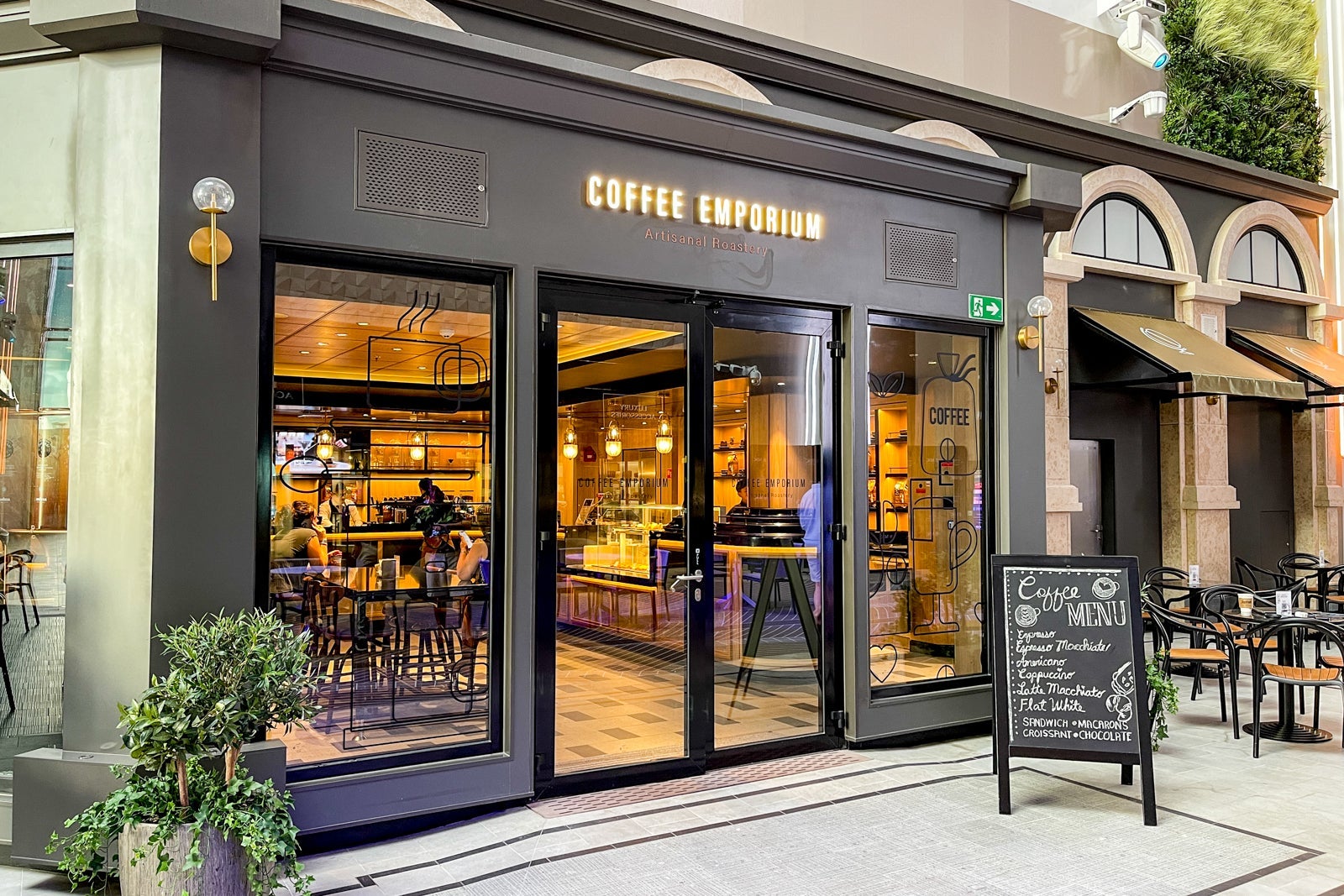 Coffee Emporium on the World Promenade aboard MSC World America