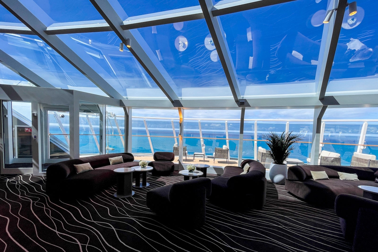 MSC Yacht Club lounge aboard MSC World America