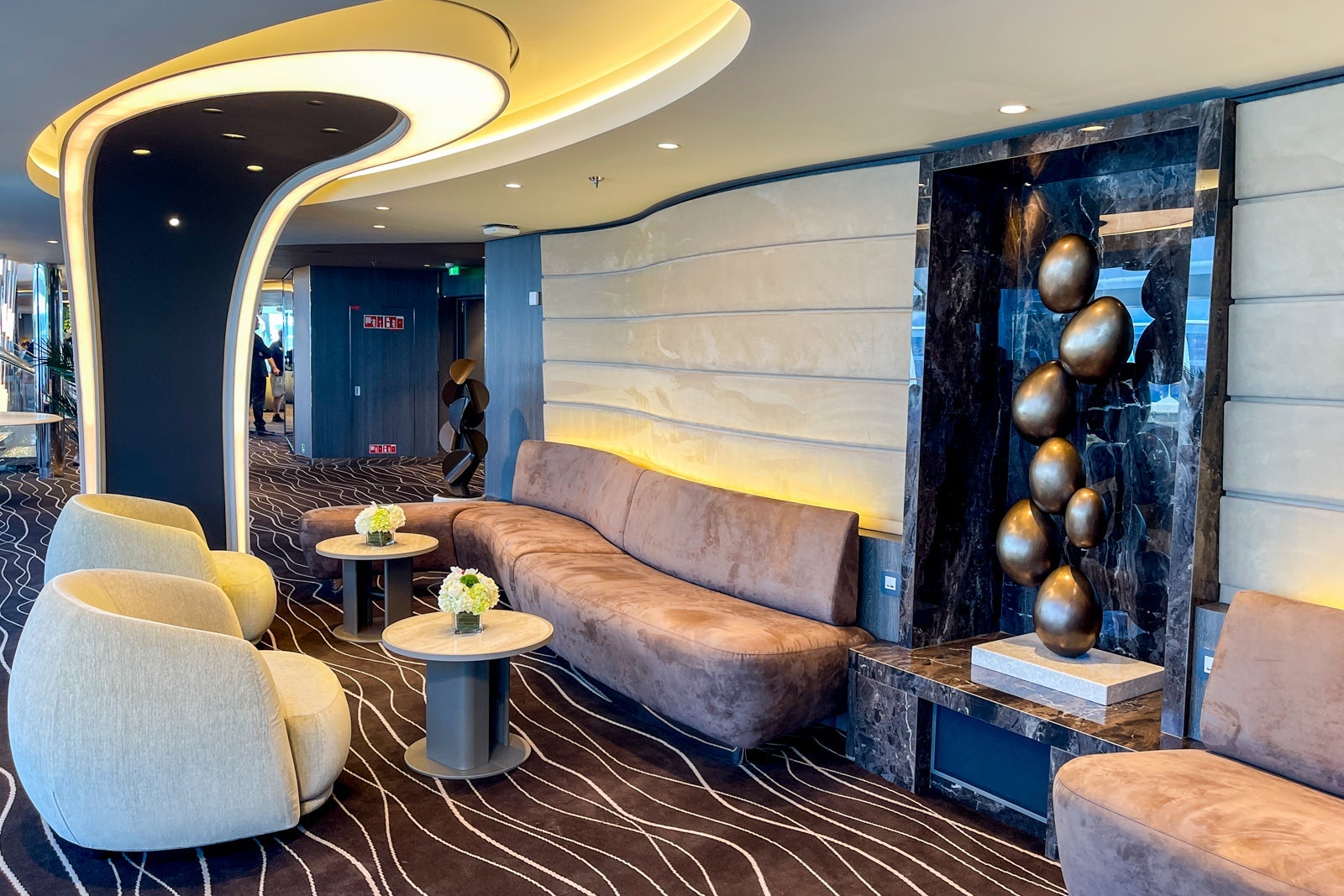 MSC Yacht Club lounge aboard MSC World America