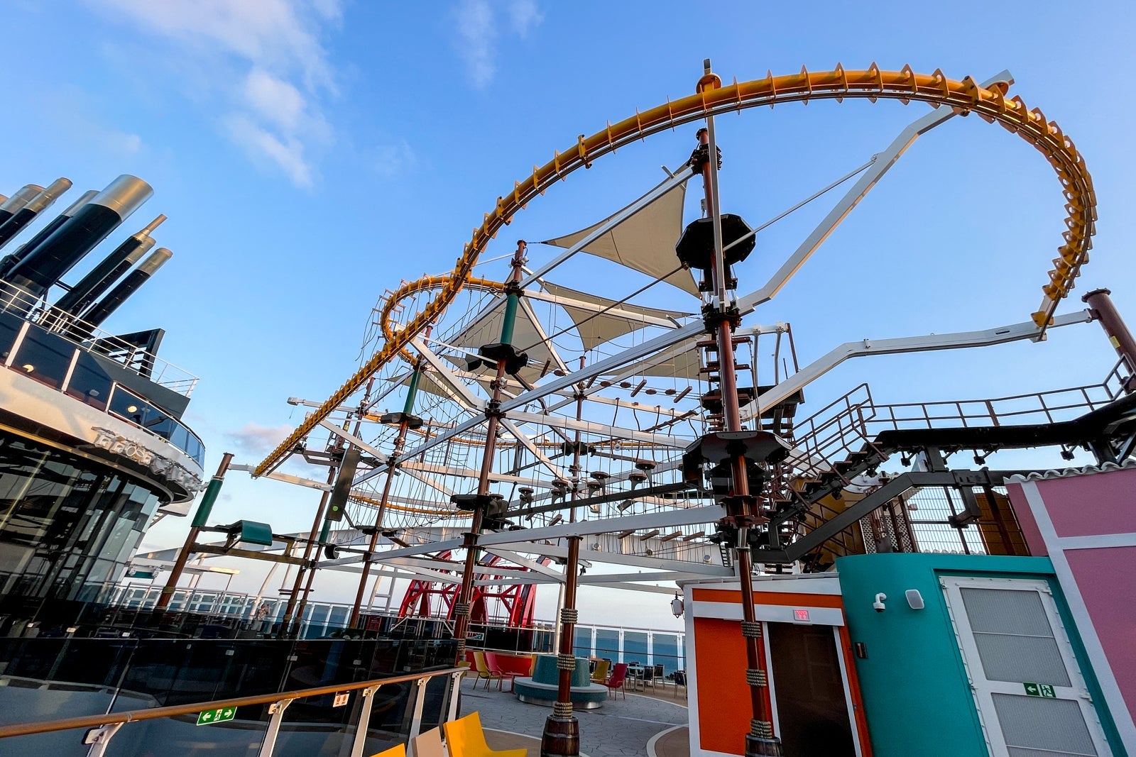 MSC World America ropes course