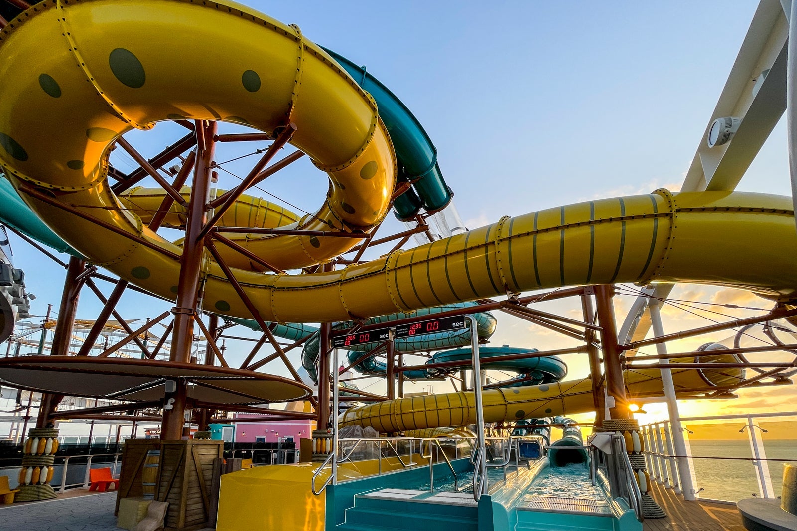 MSC World America water slides