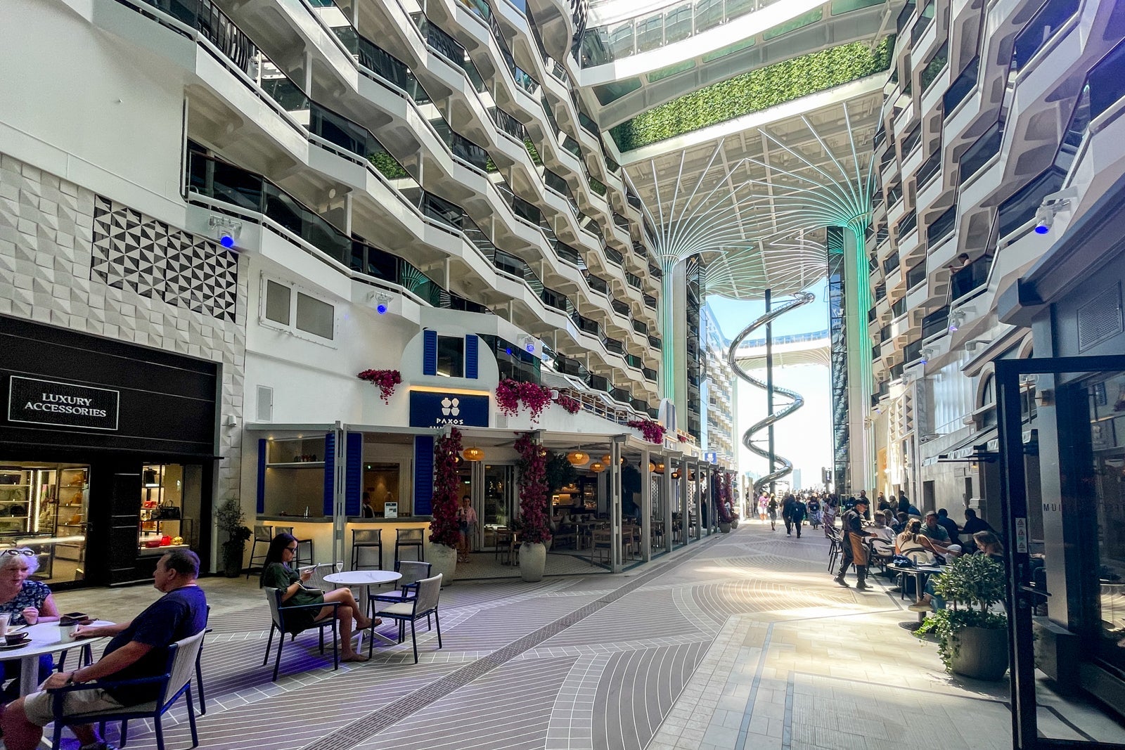 World Promenade during the day aboard MSC World America