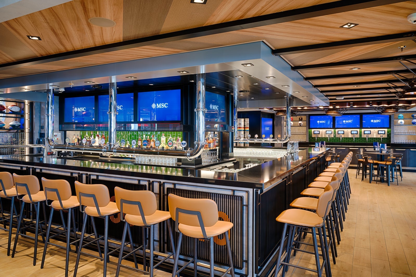 All-Star Sports Bar. World Promenade. MSC Cruises