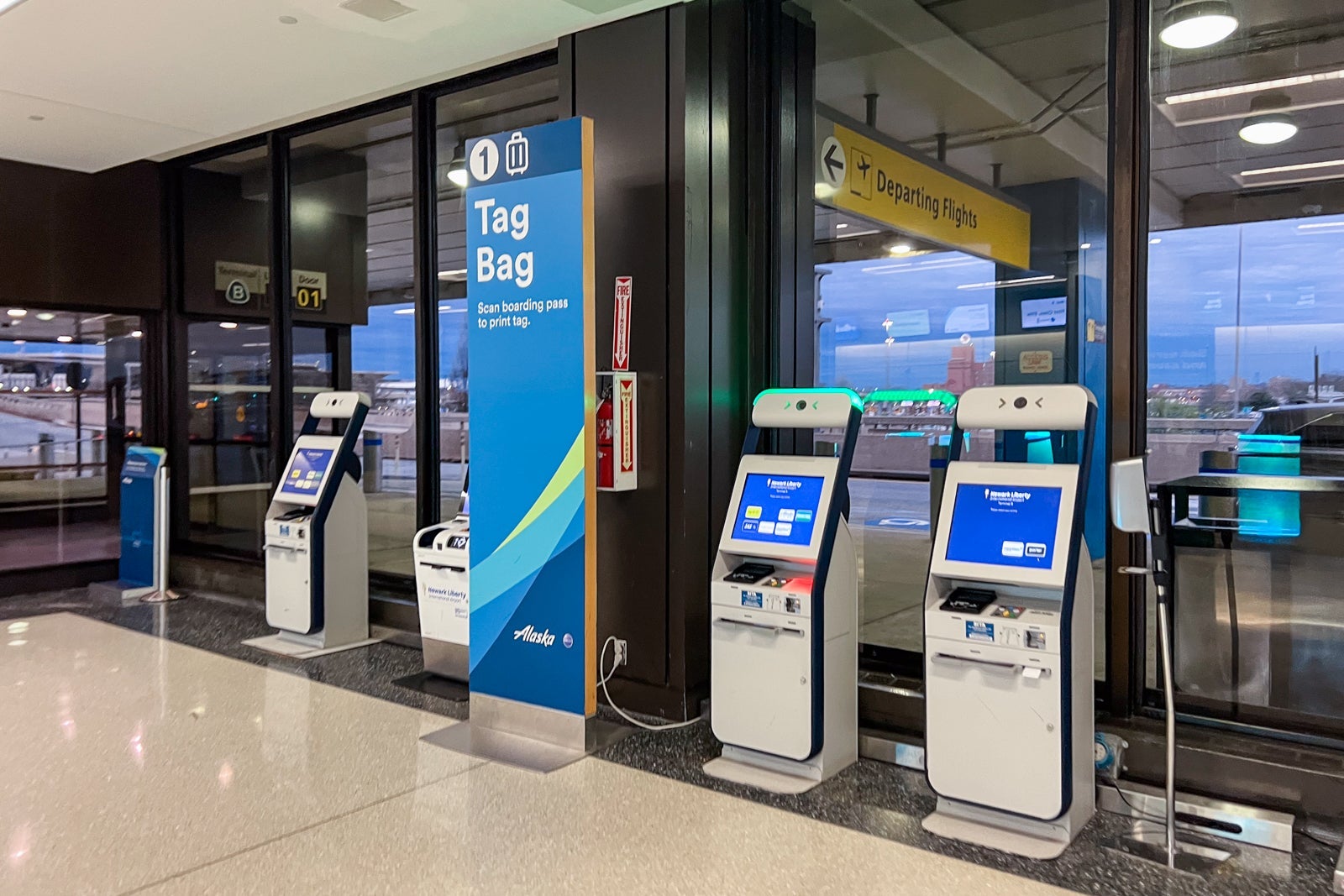 check in area
