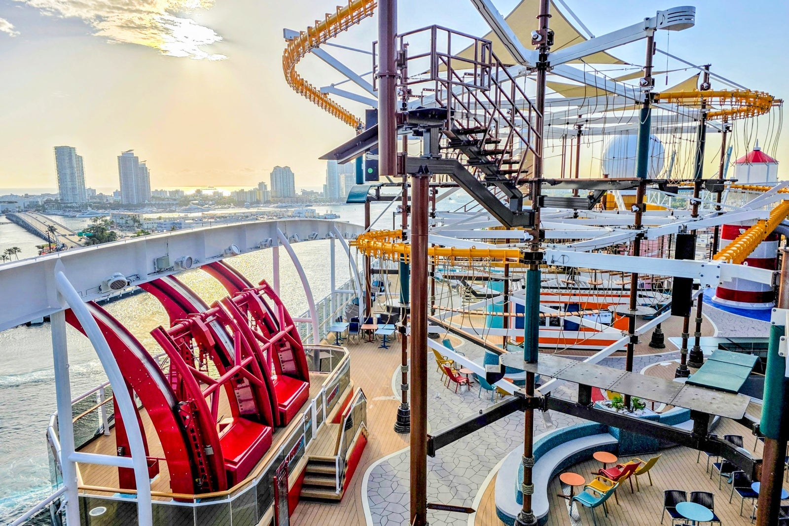 I just rode Cliffhanger, the latest over-the-top ride on a cruise ship ...