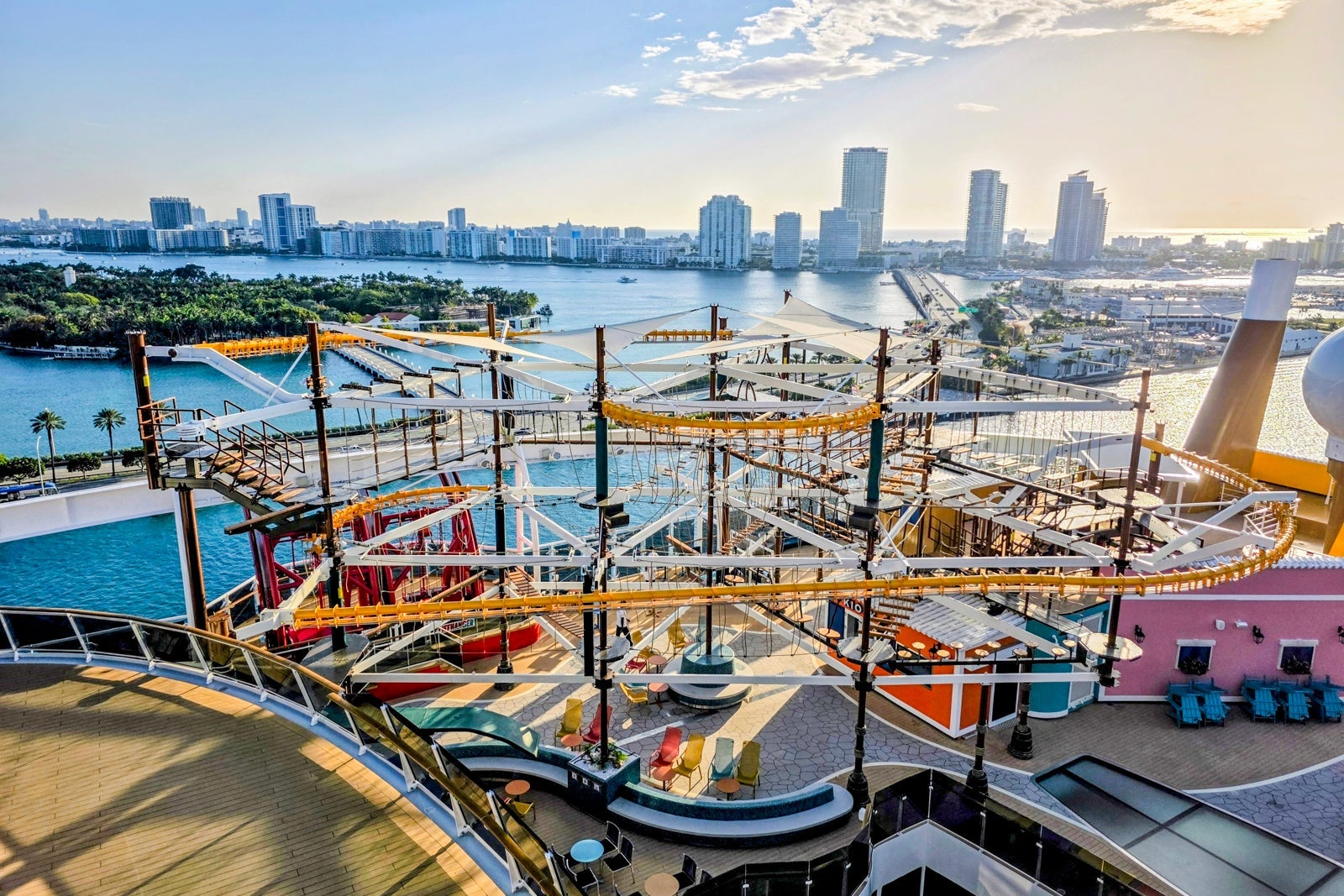 ropes course MSC World America