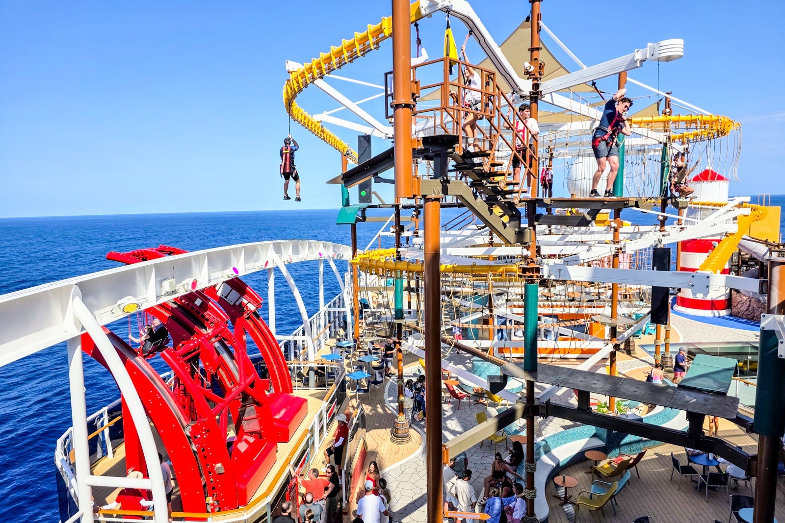 ropes course MSC World America