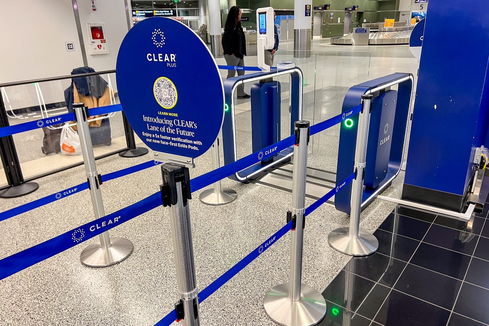 Oakland Clear Boarding Gate Alaska Digital Bag Tag