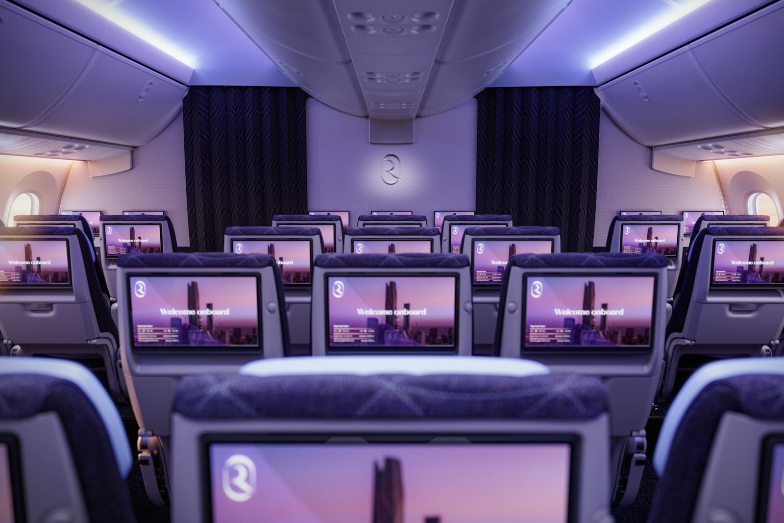 Riyadh Air 787 Dreamliner Economy Cabin Overview