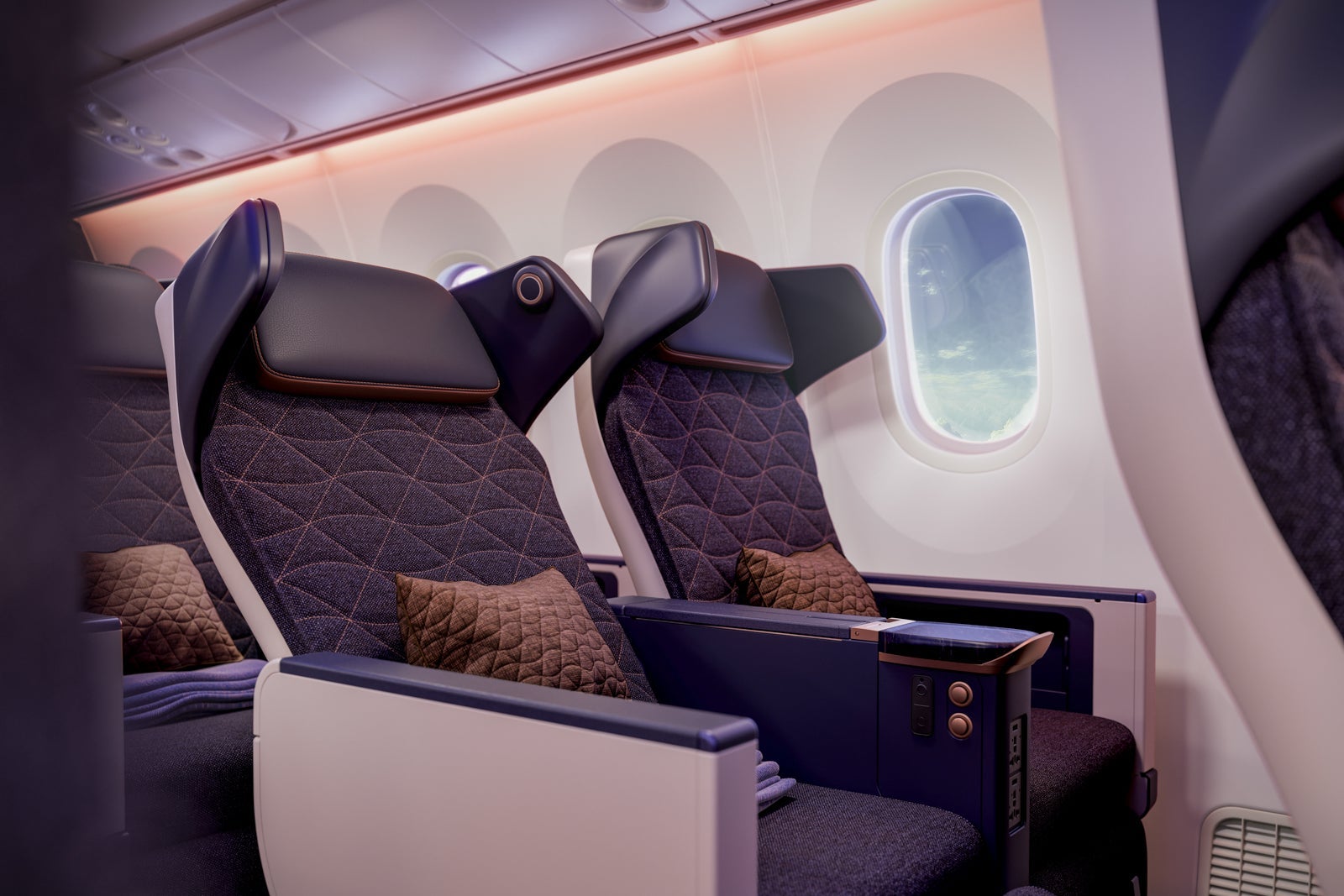 Premium Economy seat outboard