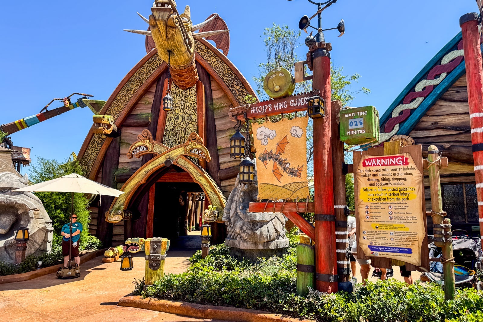 roller coaster entrance