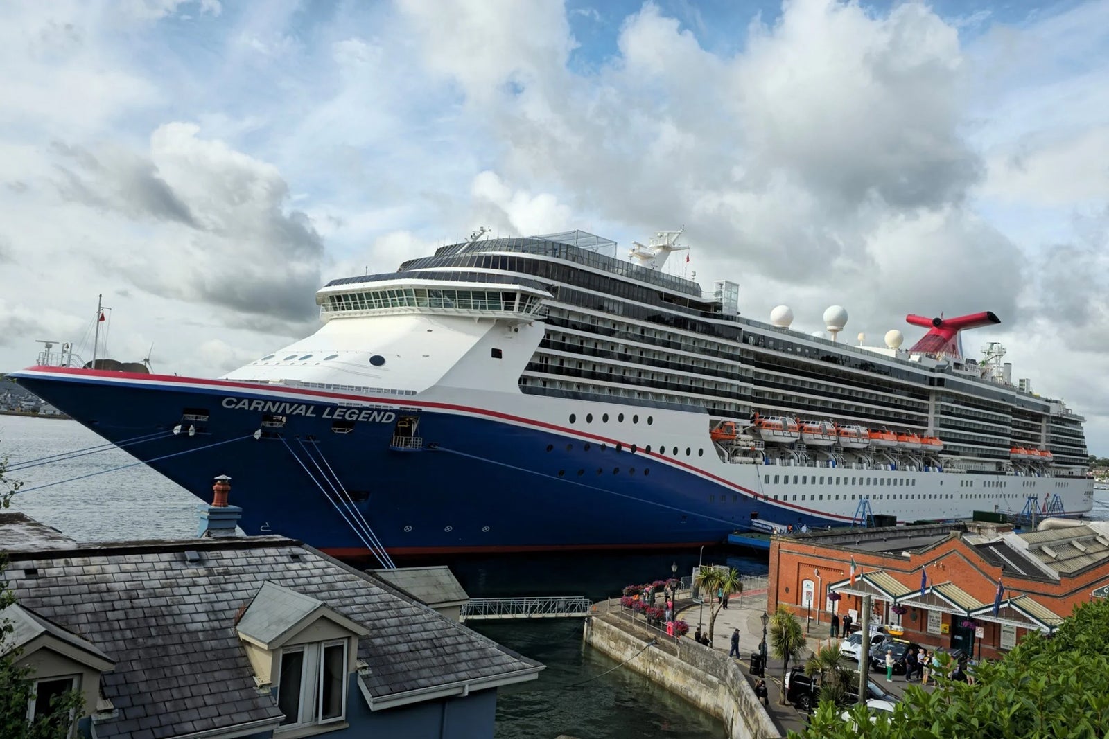 Carnival Legend docked in Cobh, Ireland