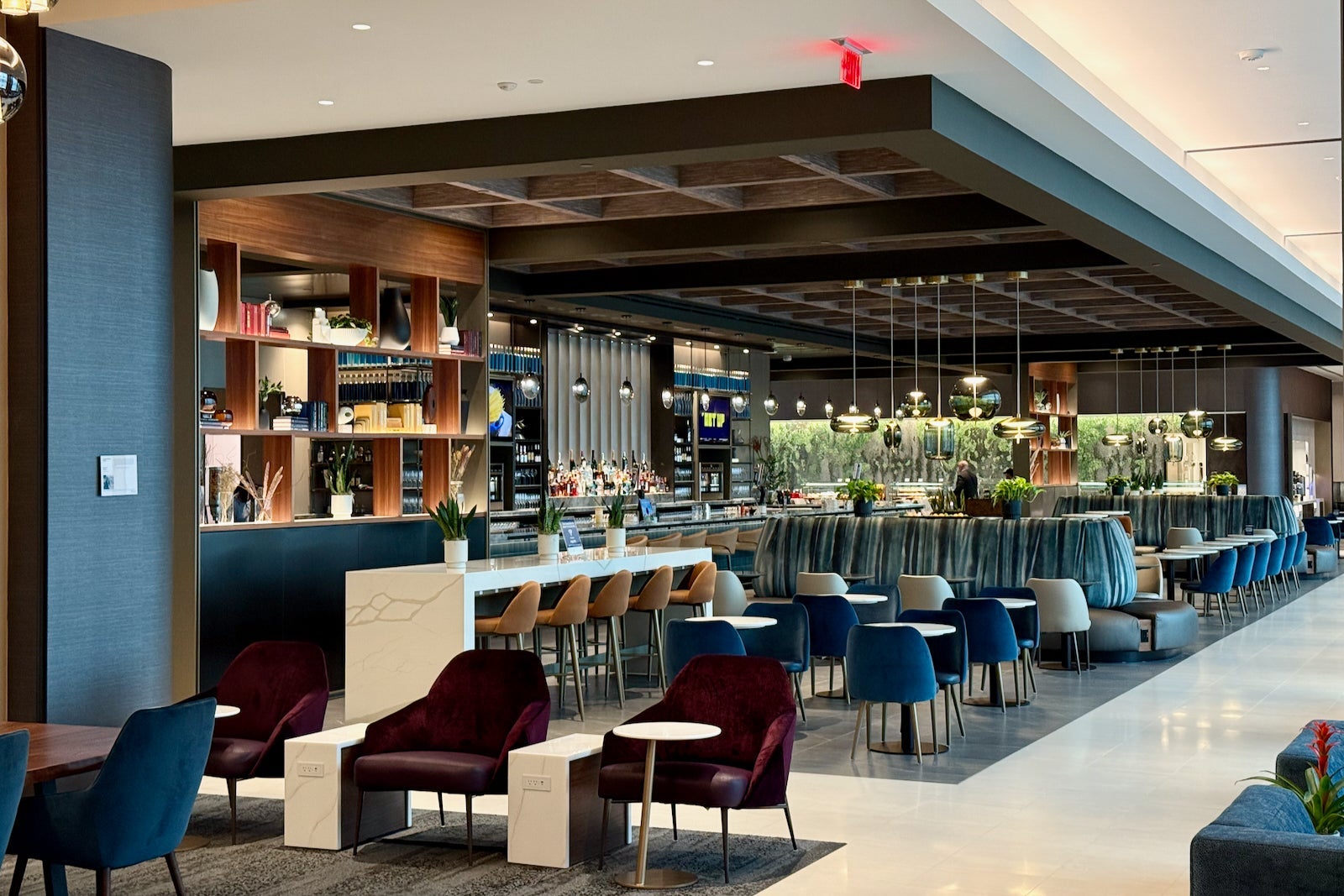 seating around a hotel bar