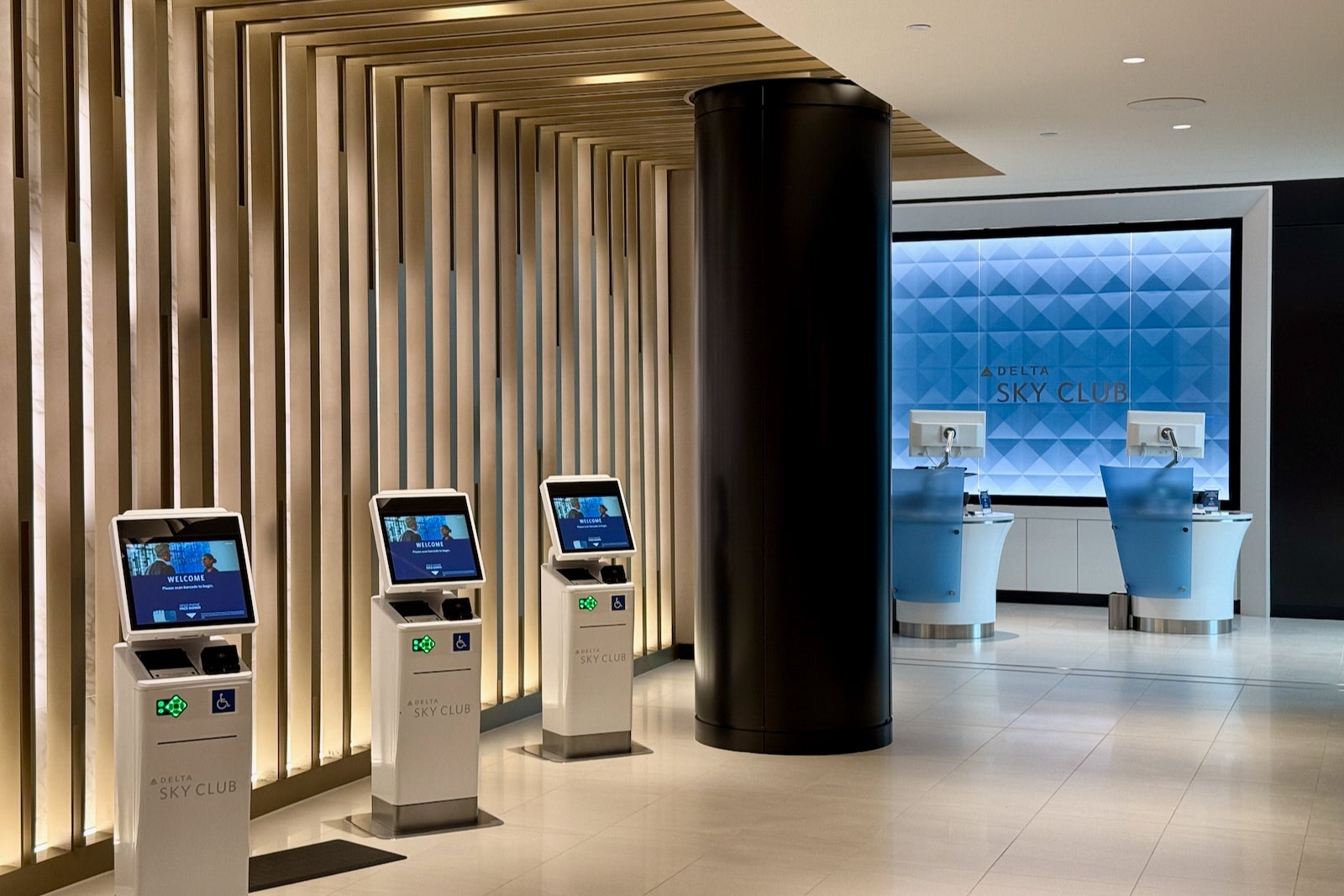 Entrance to a Delta Sky Club in Atlanta