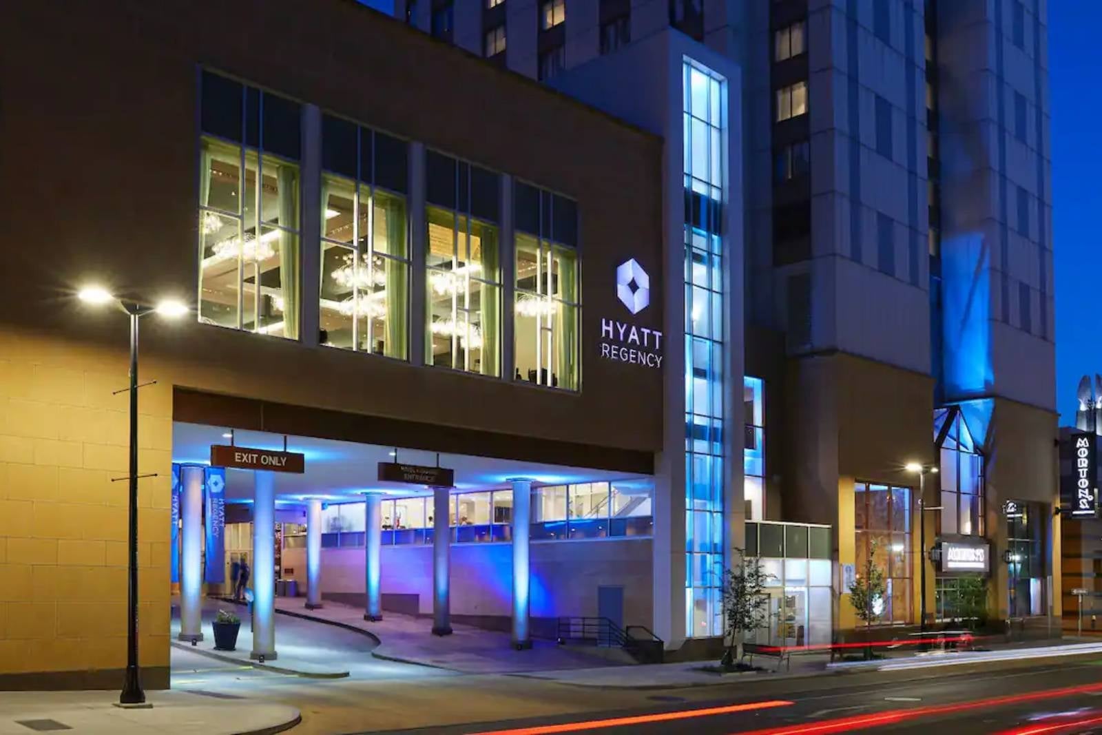 Exterior of Hyatt Regency Rochester