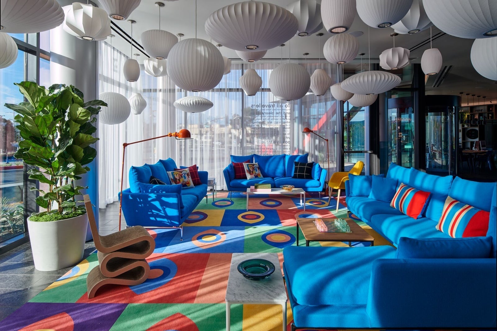 hotel lobby
