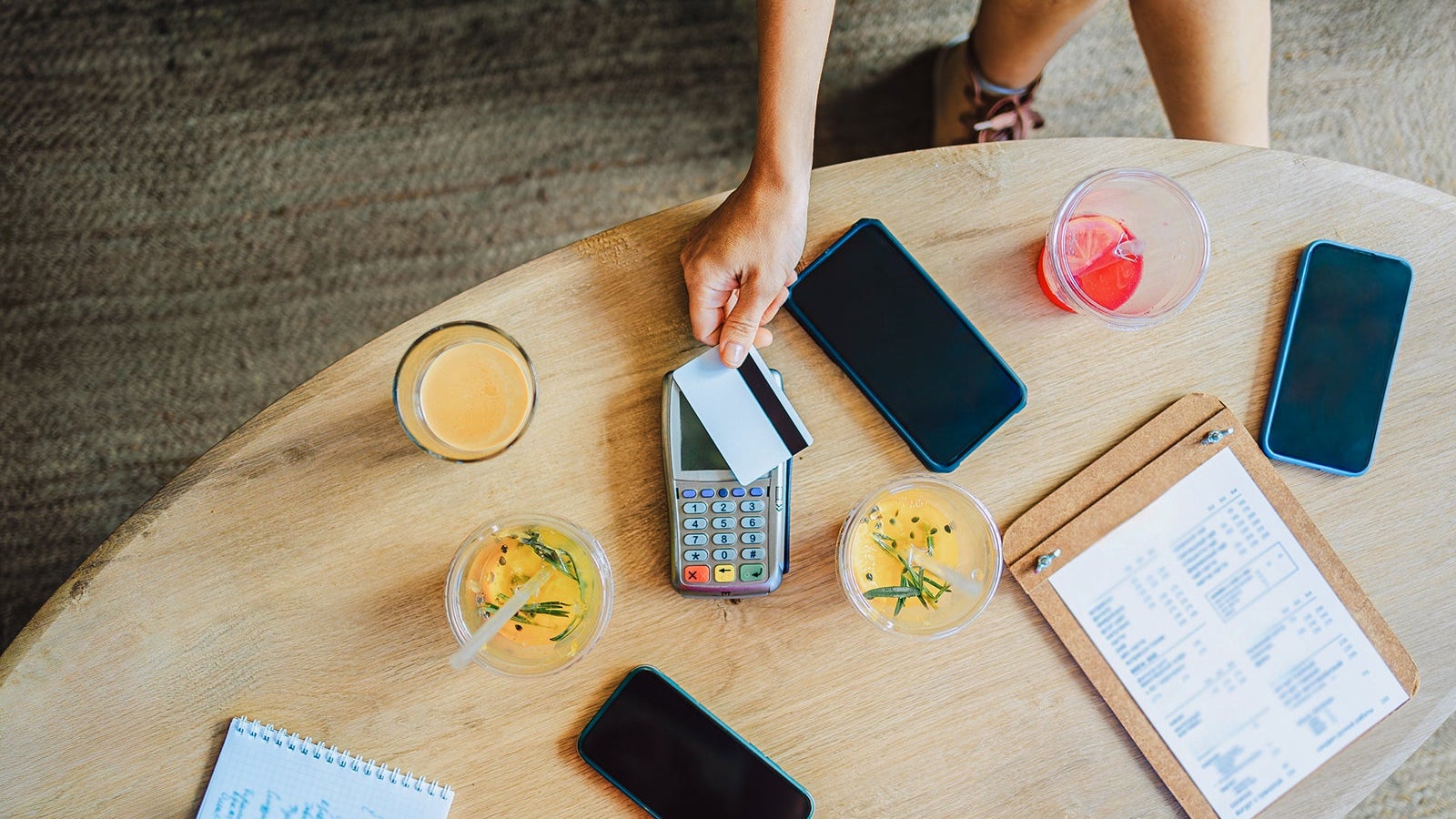 Wireless Payment at Coffee Shop