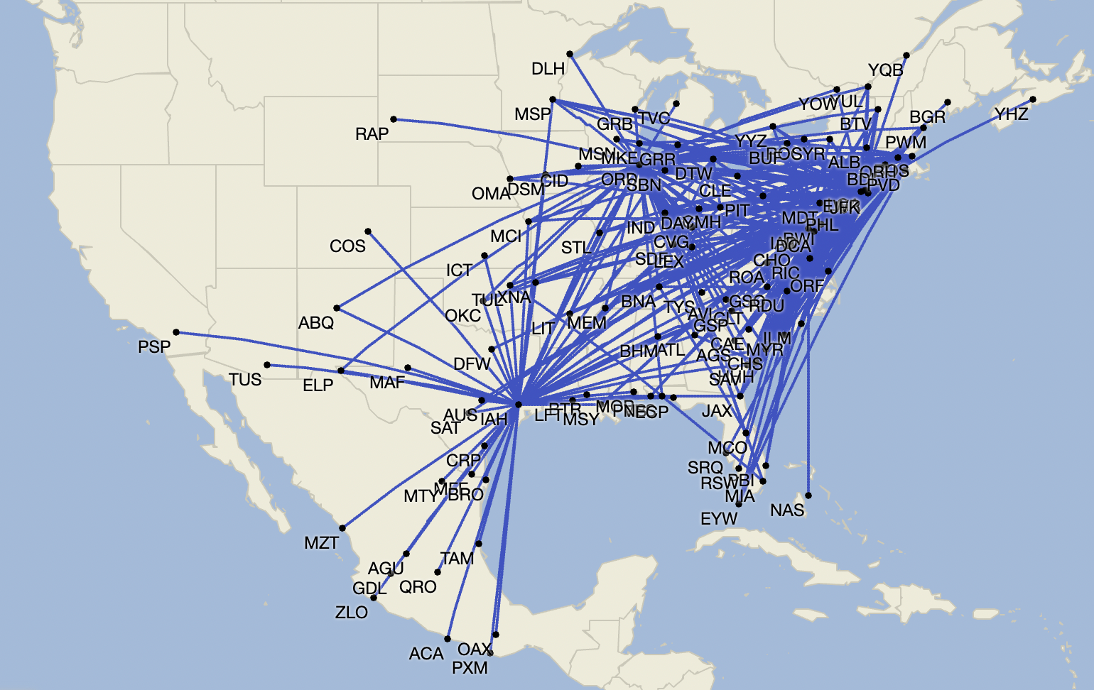 Mesa Republic Route Map 2025