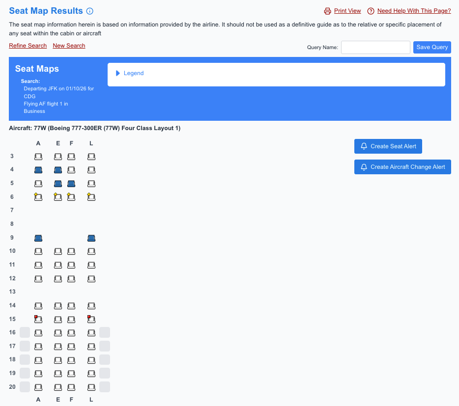 ExpertFlyer screenshot