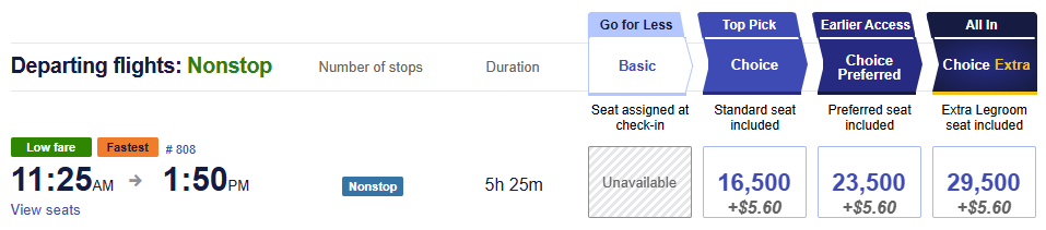 Southwest OAK-HNL 16.5k 9-16