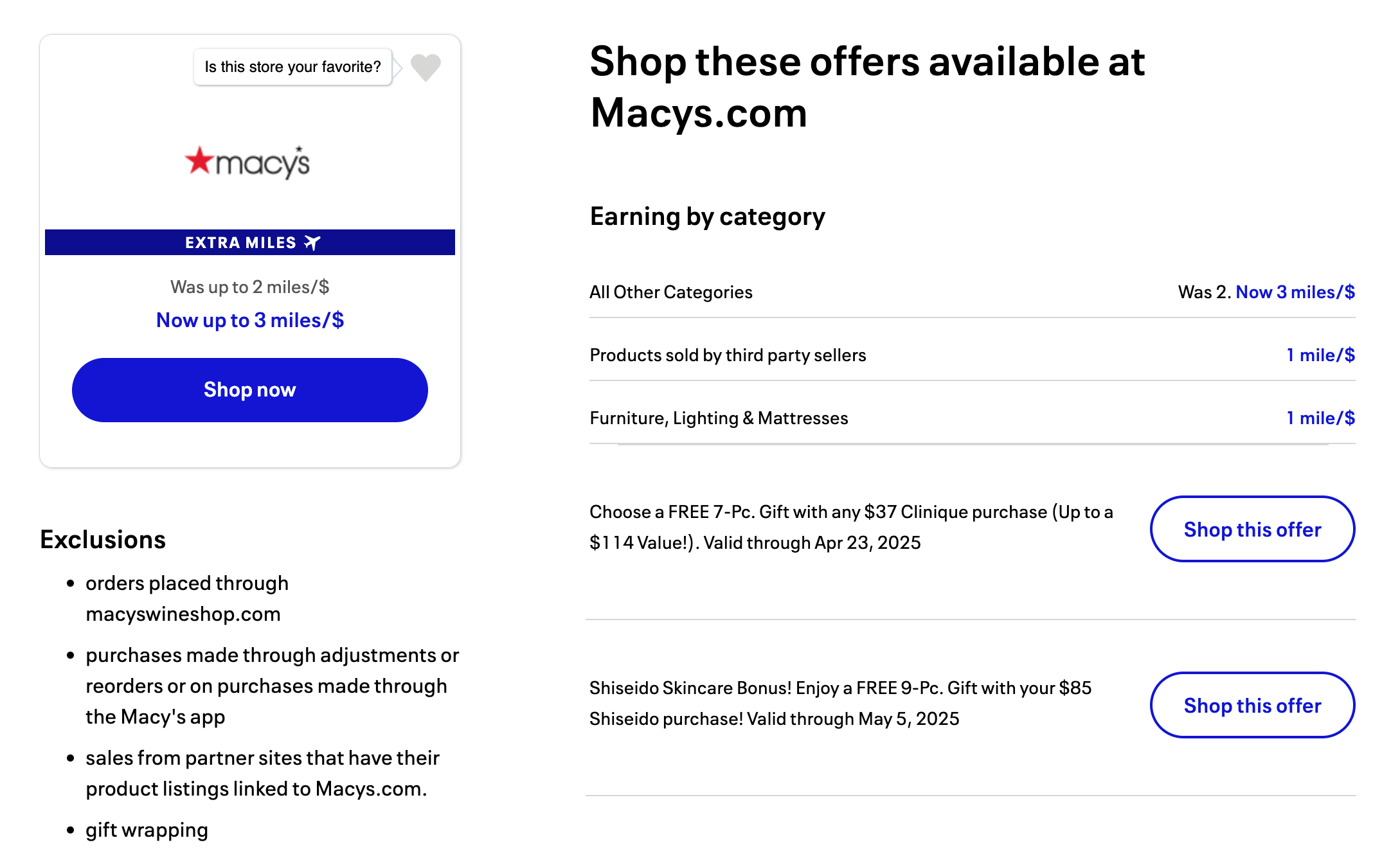 United shopping Macy's