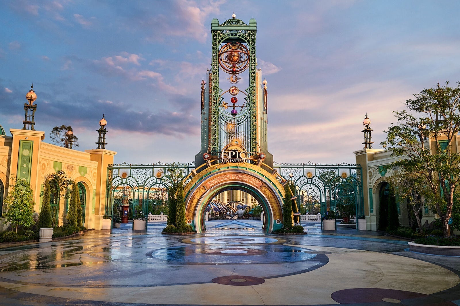 theme park entrance