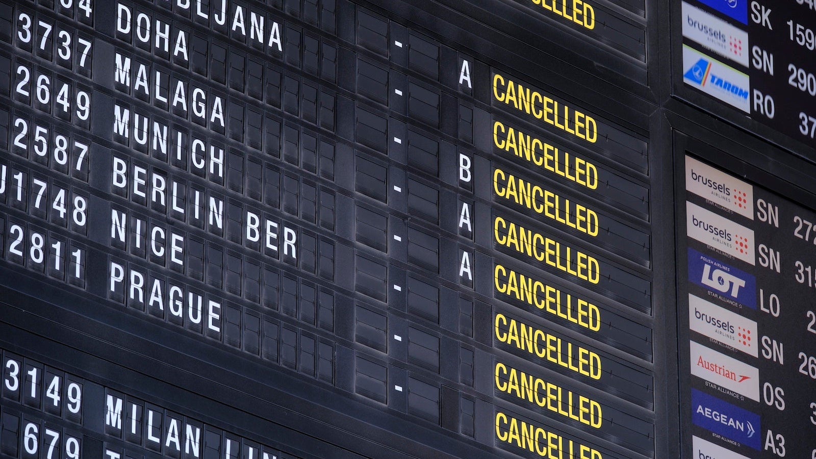 Strike In Brussels Airport