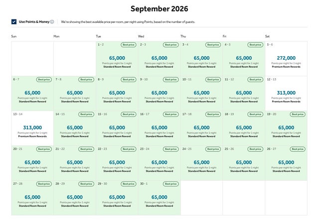 Hilton award calendar