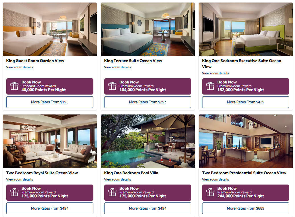 Hilton premium room rewards