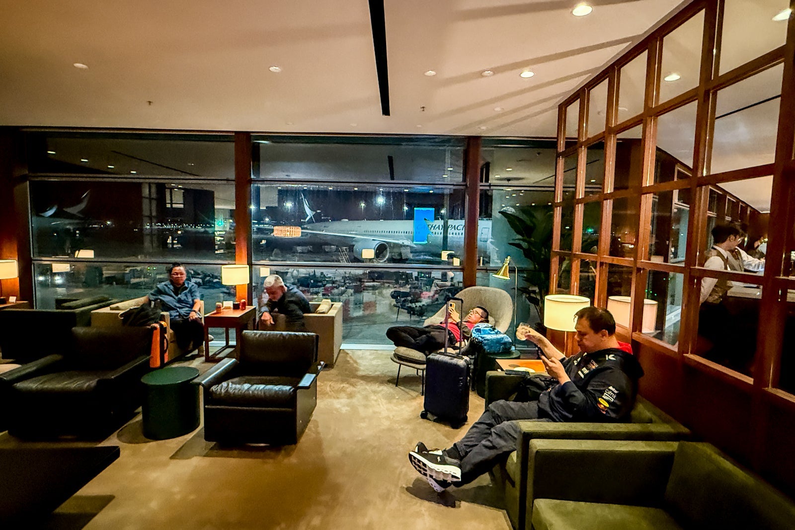 Cathay Pacific lounge interior