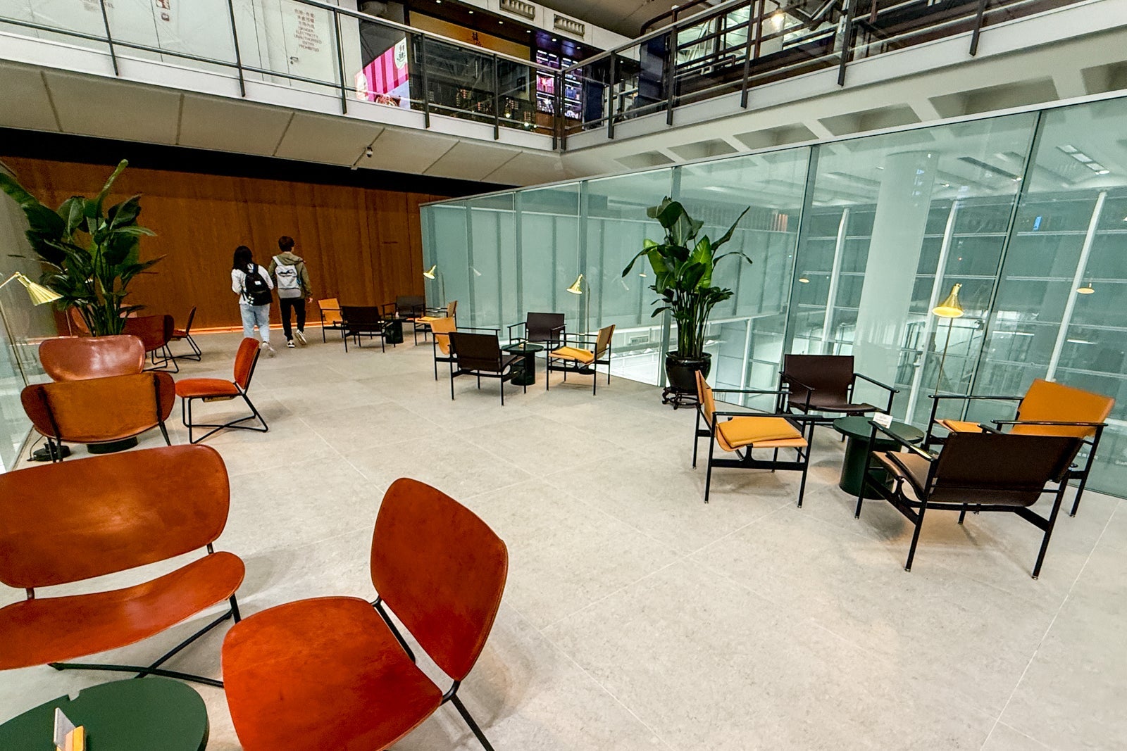 Cathay Pacific lounge interior