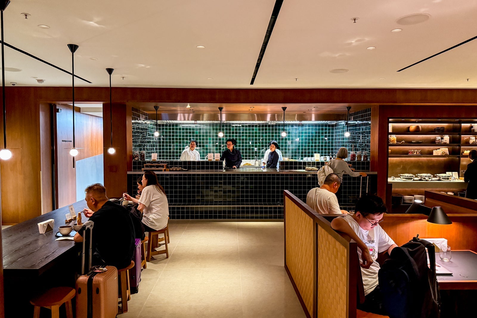 Cathay Pacific lounge interior