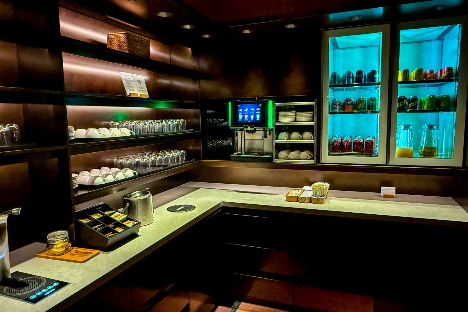 Cathay Pacific lounge interior