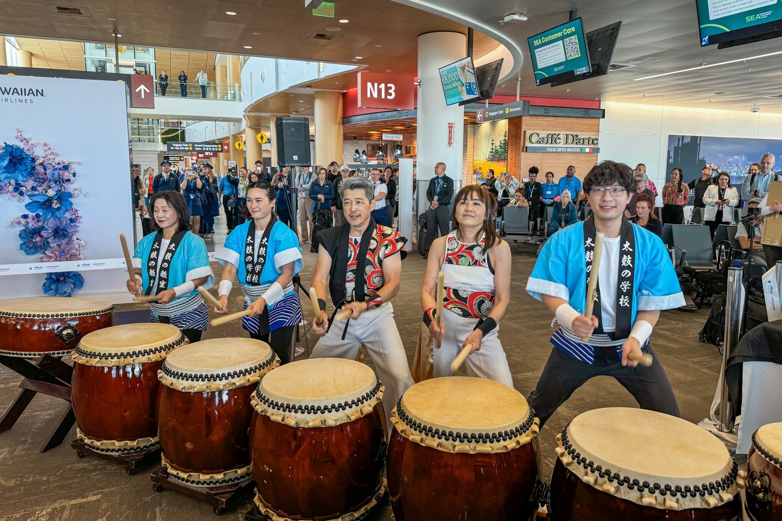 Alaska's SEA-NRT inaugural flight