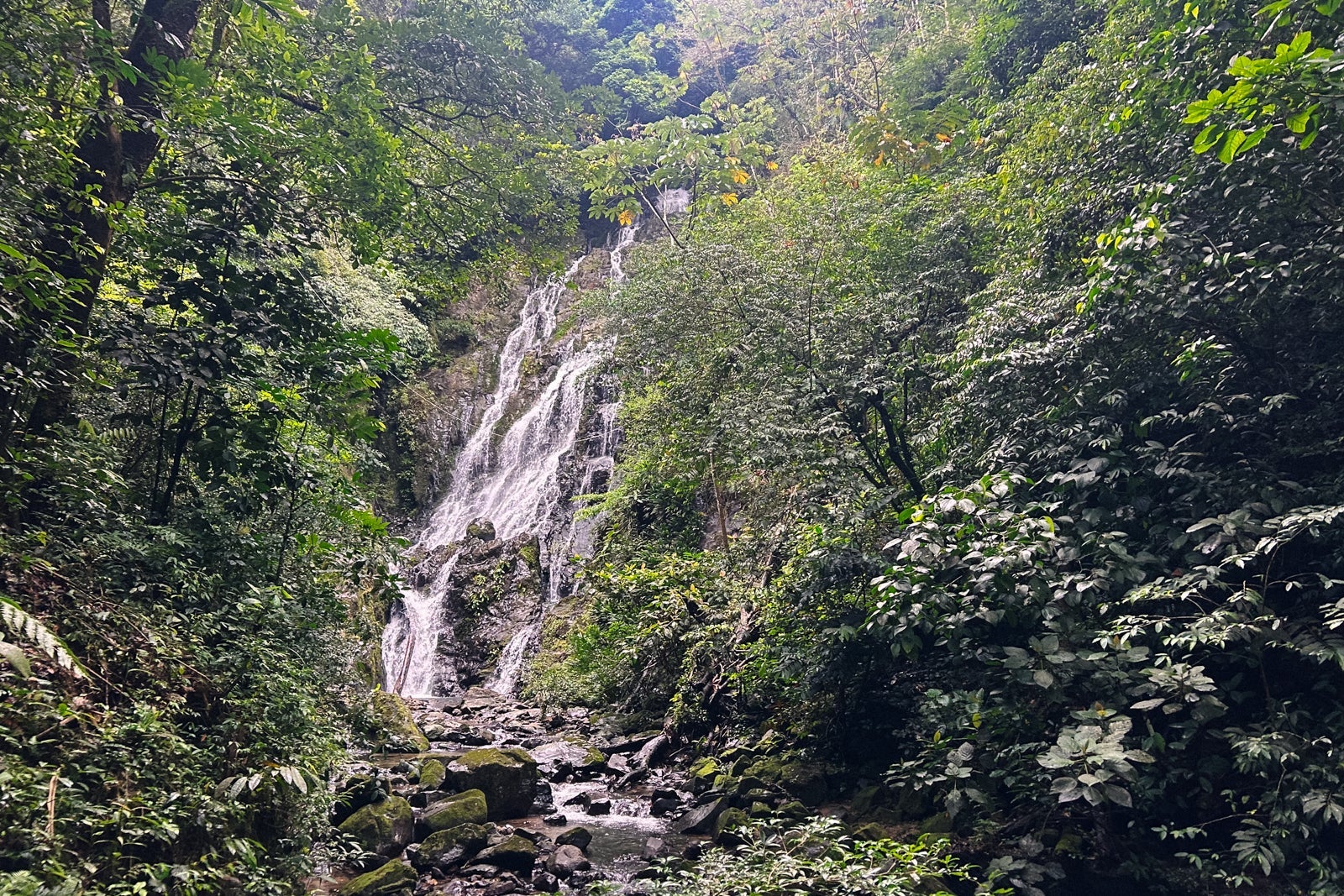 waterfall near hotel la compania del valle