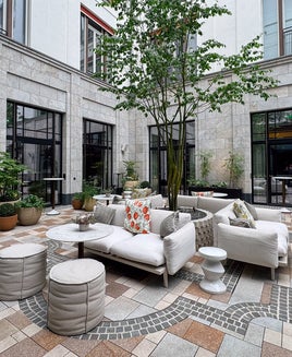 Rosewood Munich courtyard