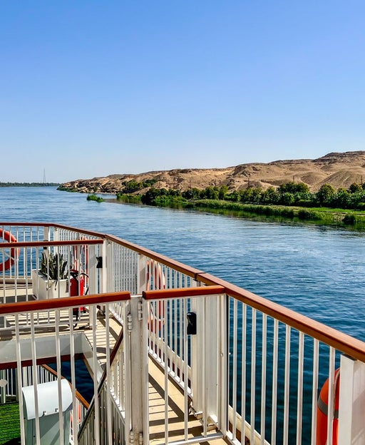The scenery of the Nile as seen from AmaLilia