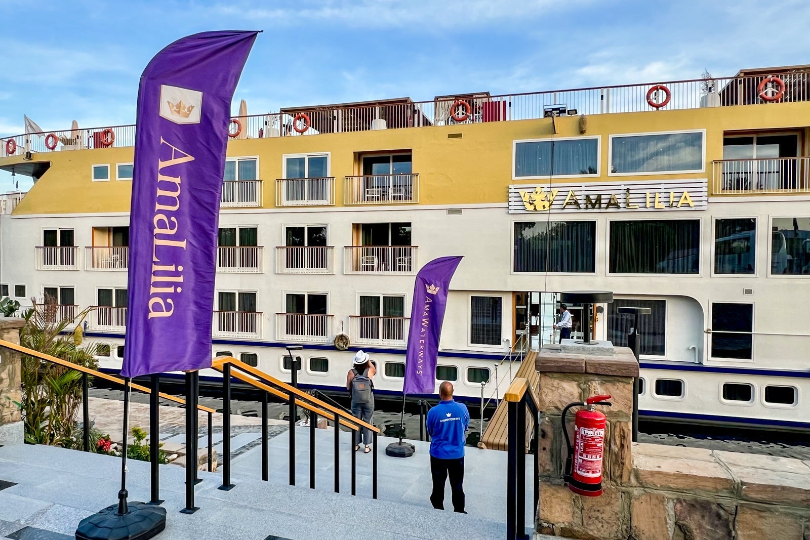 AmaLilia docked in Luxor