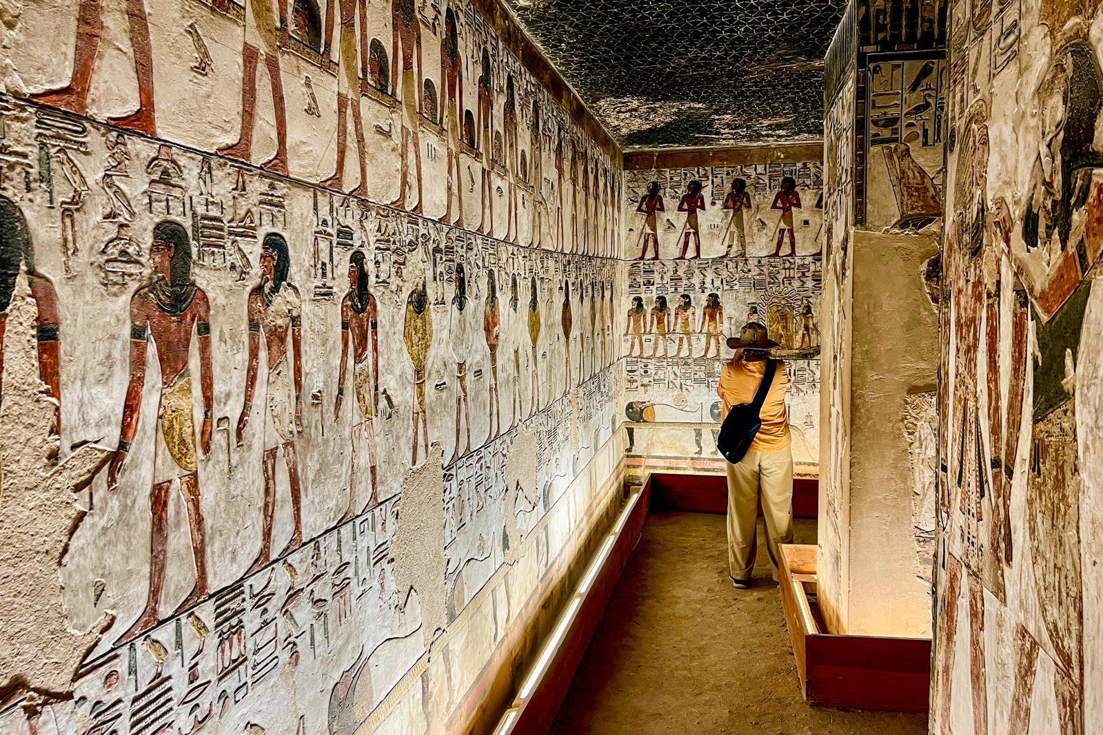 The tomb of the pharaoh Seti I is covered with vibrant scenes painted more than 3,000 years ago